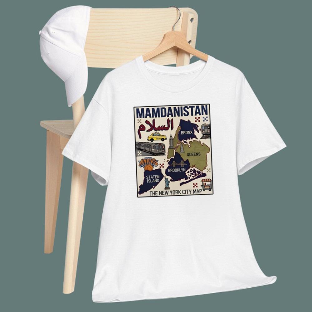 Mamdanistan The New York City Map T-Shirt