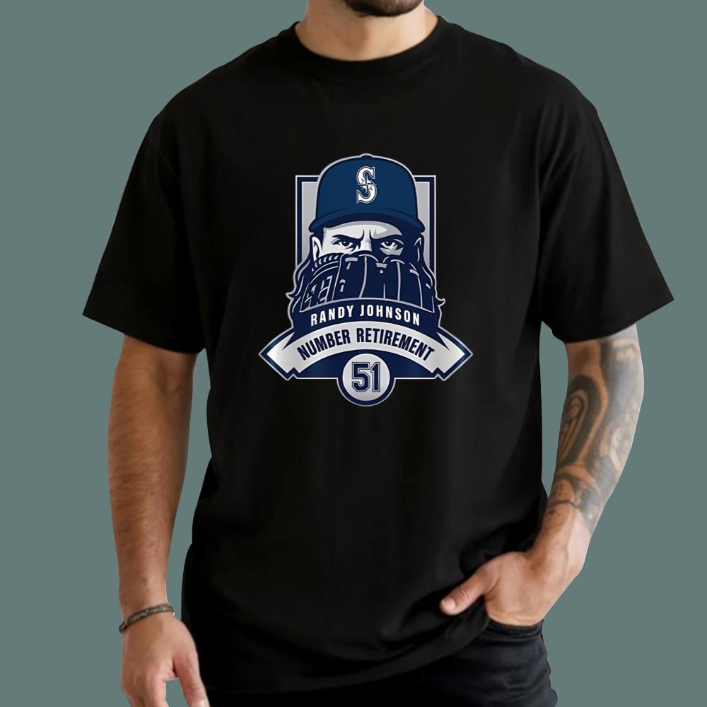 Mariners Randy Johnson Number Retirement T-Shirt