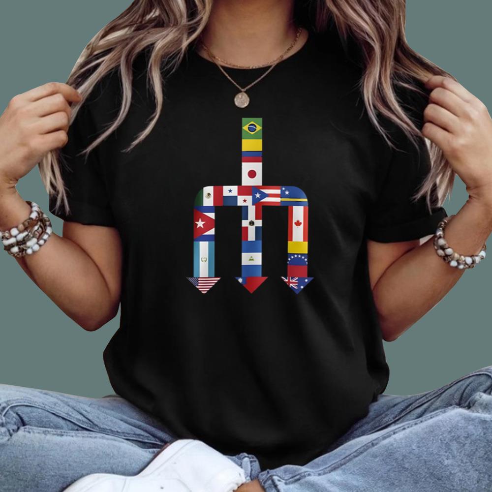 Mariners The Global Trident Of Flags T-Shirt
