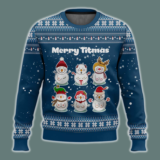 Merry Titmas Ugly Christmas Sweater