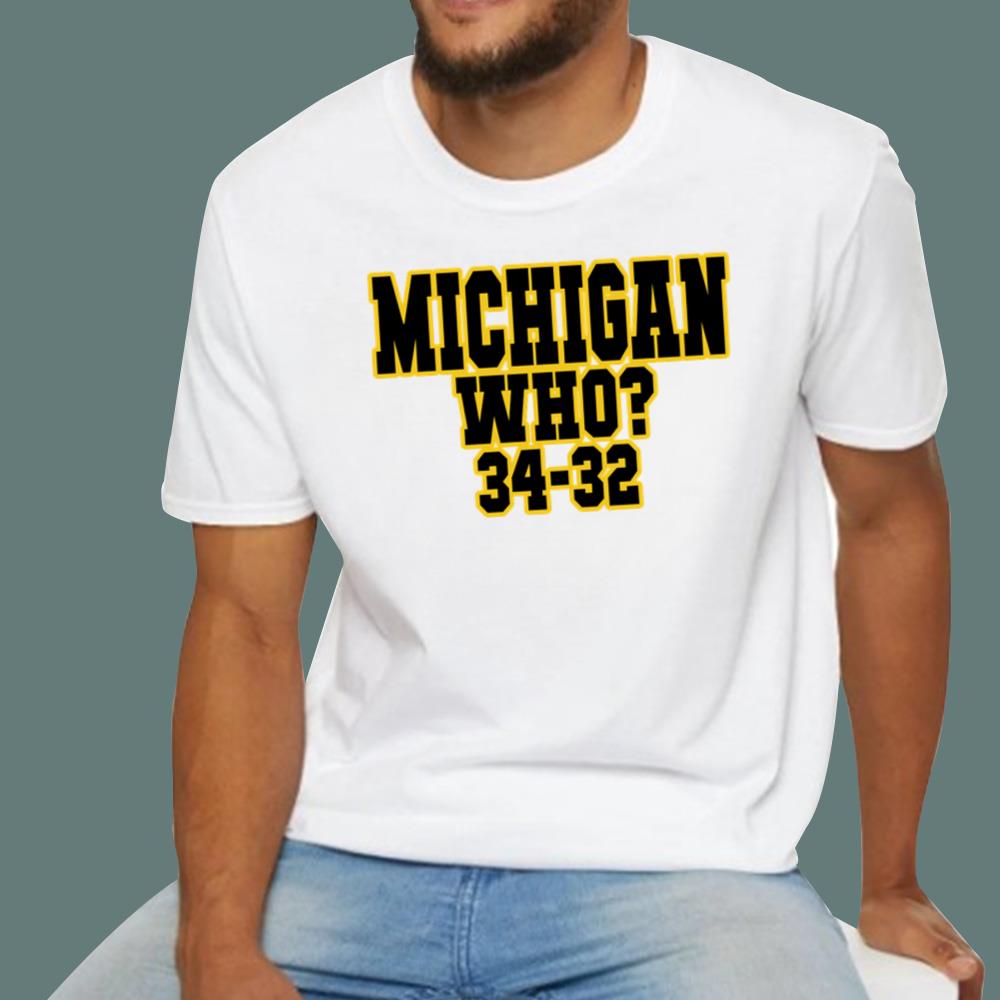 Michigan Who 34 32 T-Shirt
