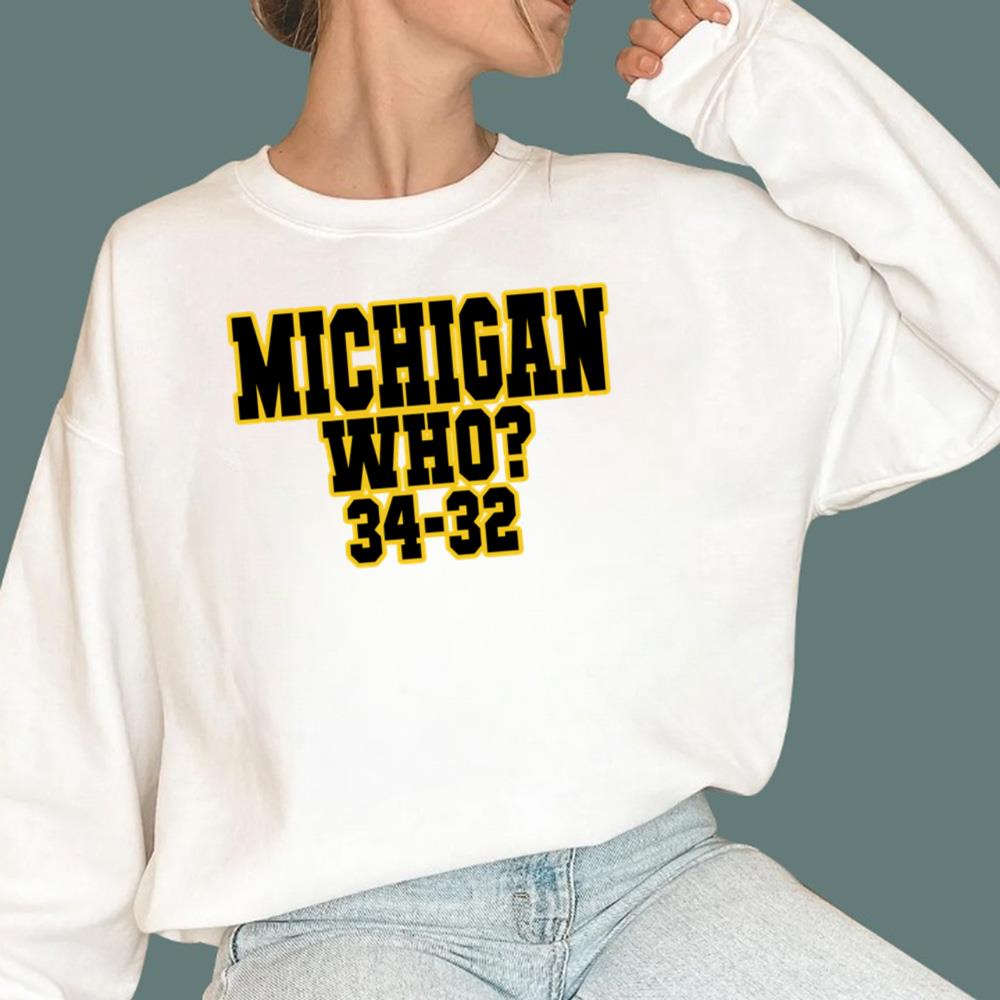 Michigan Who 34 32 T-Shirt