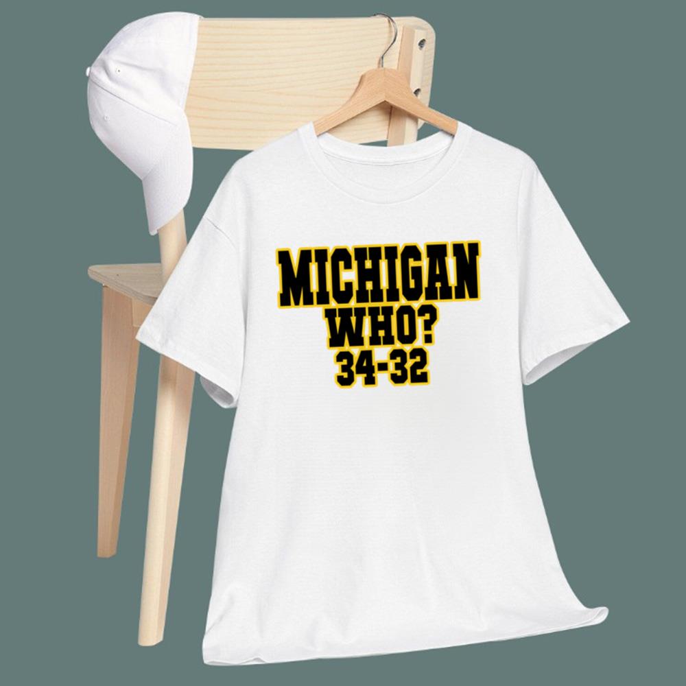 Michigan Who 34 32 T-Shirt
