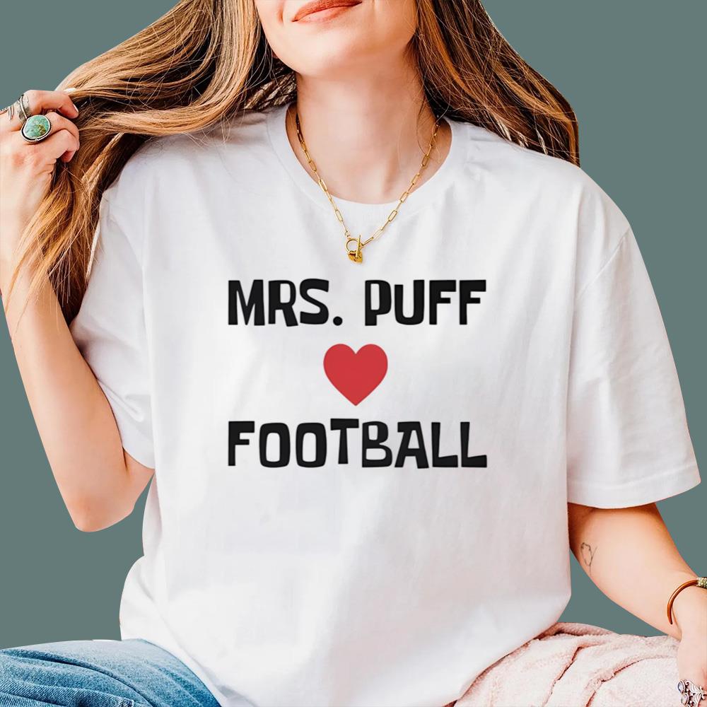 Mrs Puff Love Football T-Shirt