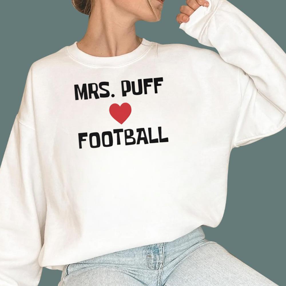 Mrs Puff Love Football T-Shirt