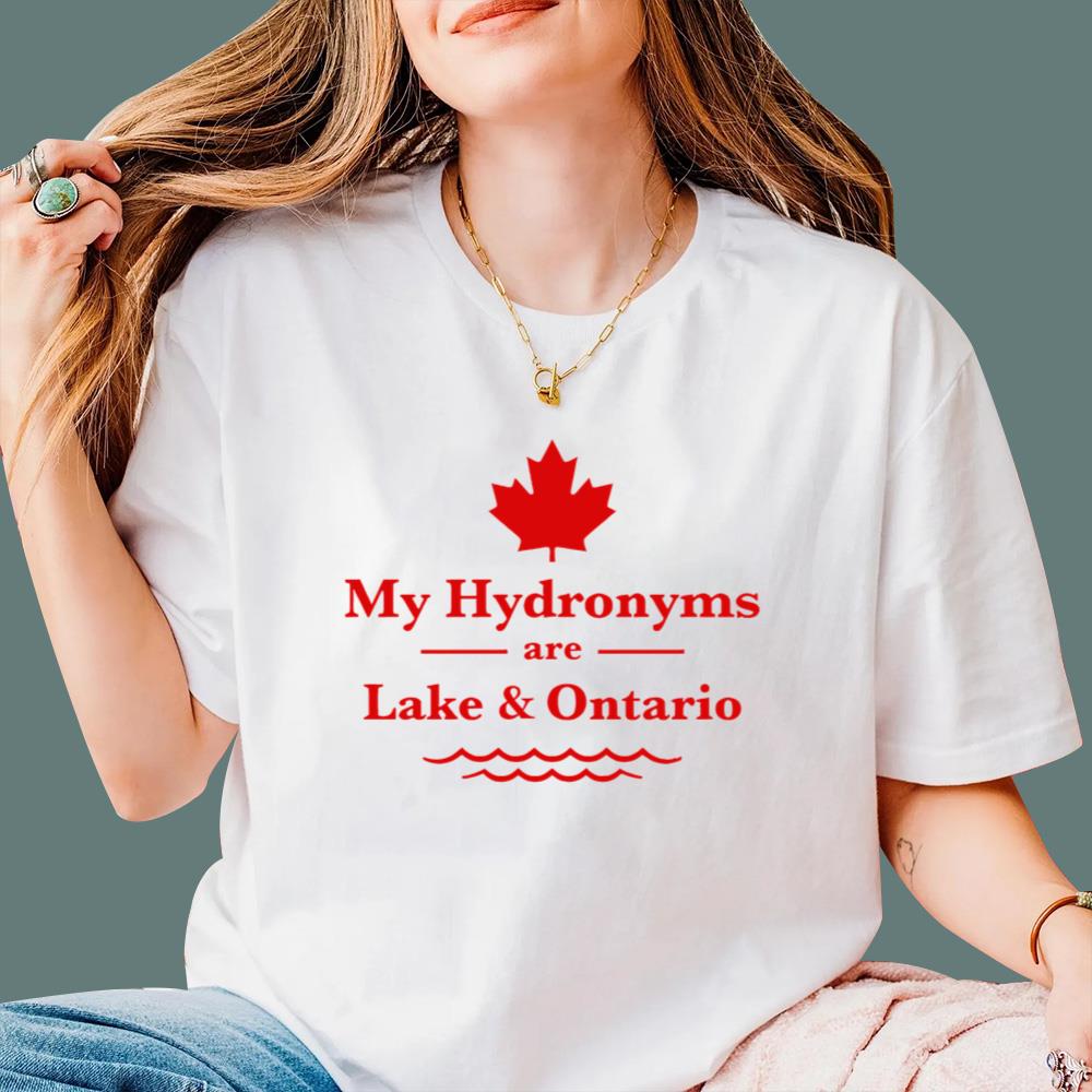 My Hydronyms Are Lake and Ontario T-Shirt