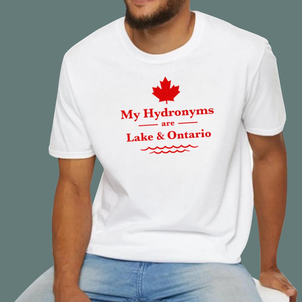 My Hydronyms Are Lake and Ontario T-Shirt