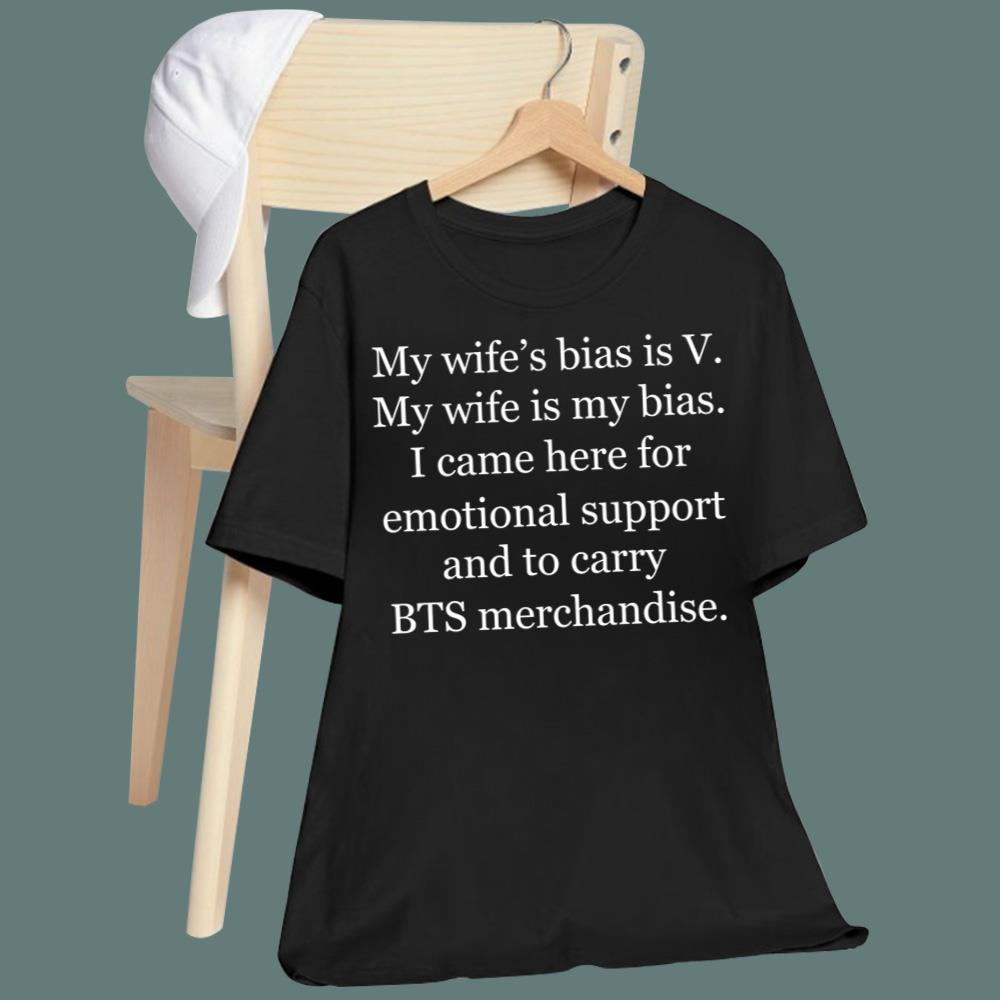 My Wife’s Bias Is V My Wife Is My Bias T-Shirt