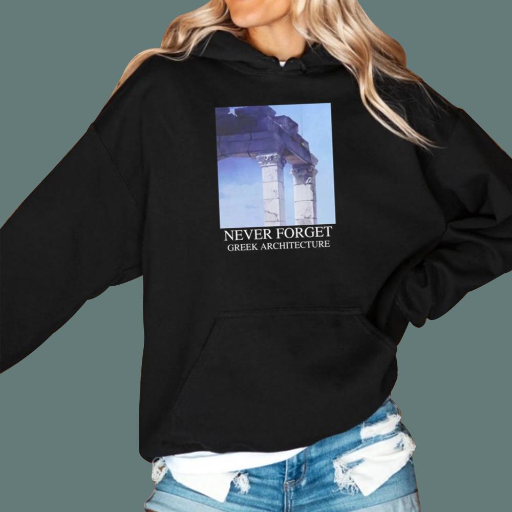 Never Forget Greek Architecture T-Shirt