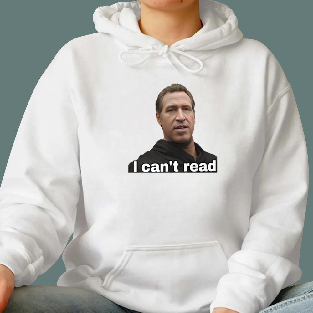 Newsom I Can't Read T-Shirt