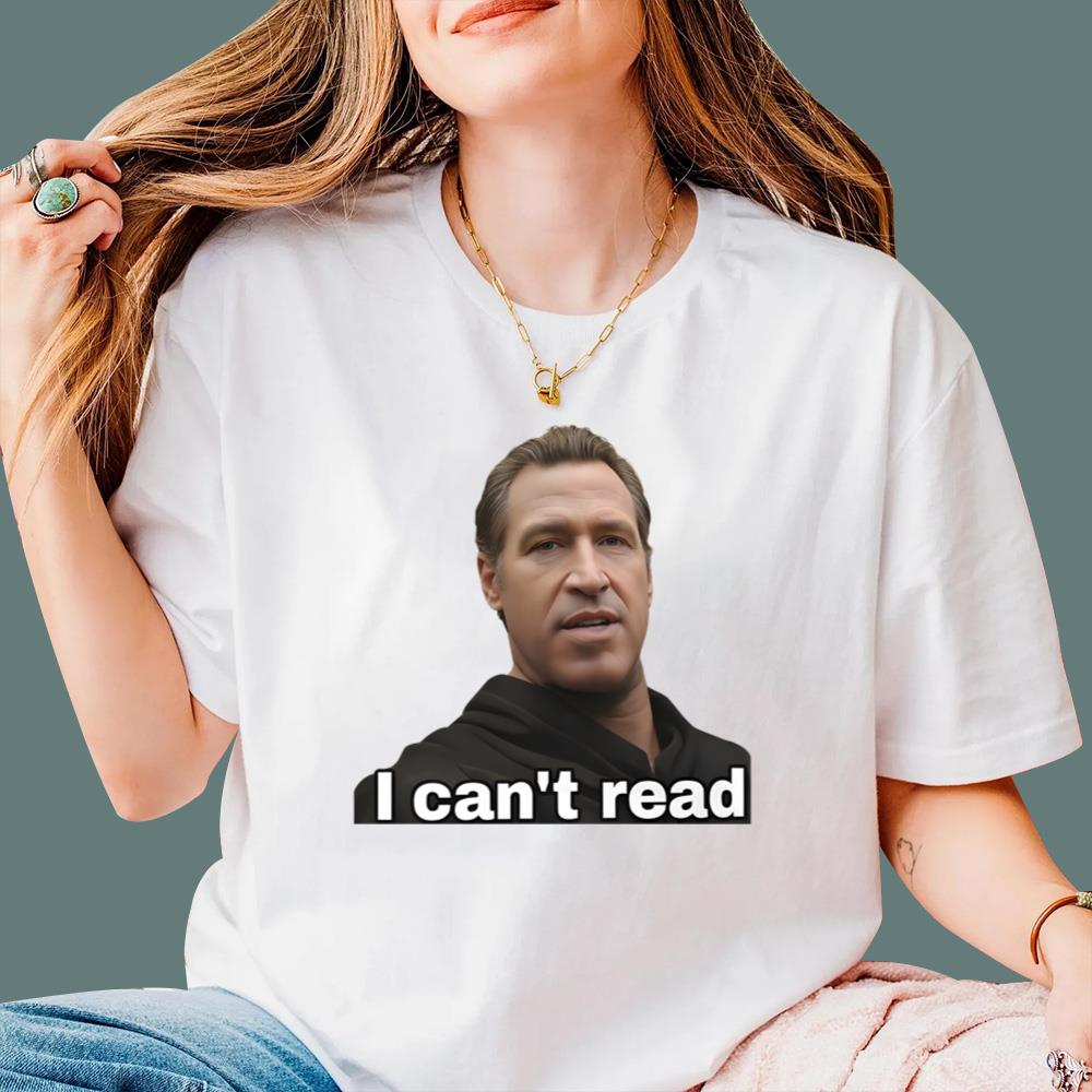 Newsom I Can't Read T-Shirt