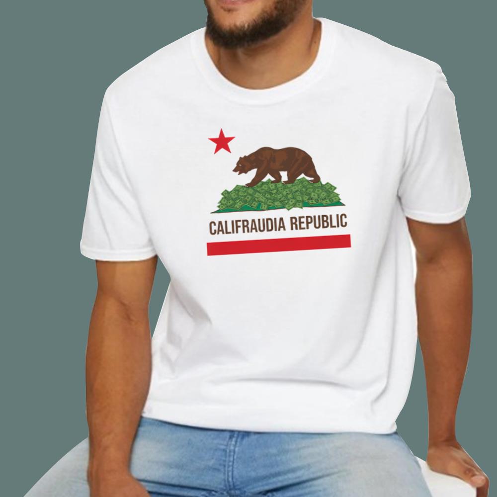Nick Shirley Califraudia Republic T-Shirt