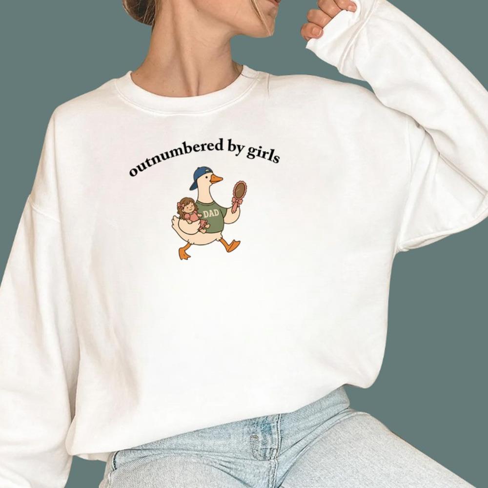 Outnumbered By Girls T-Shirt