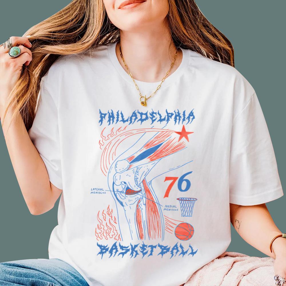 Philadelphia Basketball Knee 76 T-Shirt