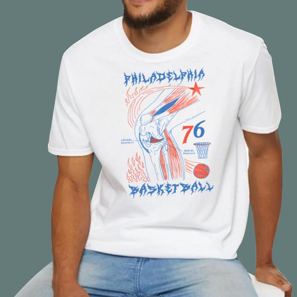 Philadelphia Basketball Knee 76 T-Shirt