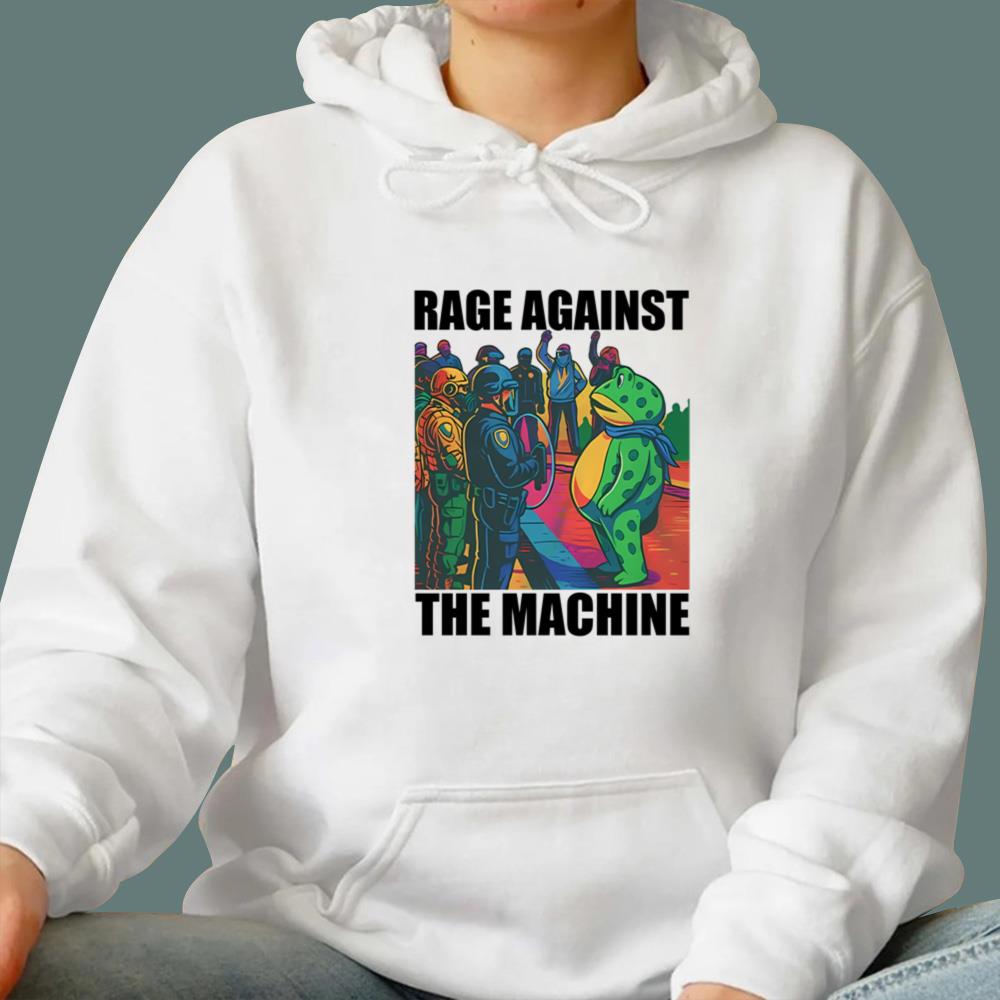 Portland Frog Colors Rage Against The Machine T-Shirt