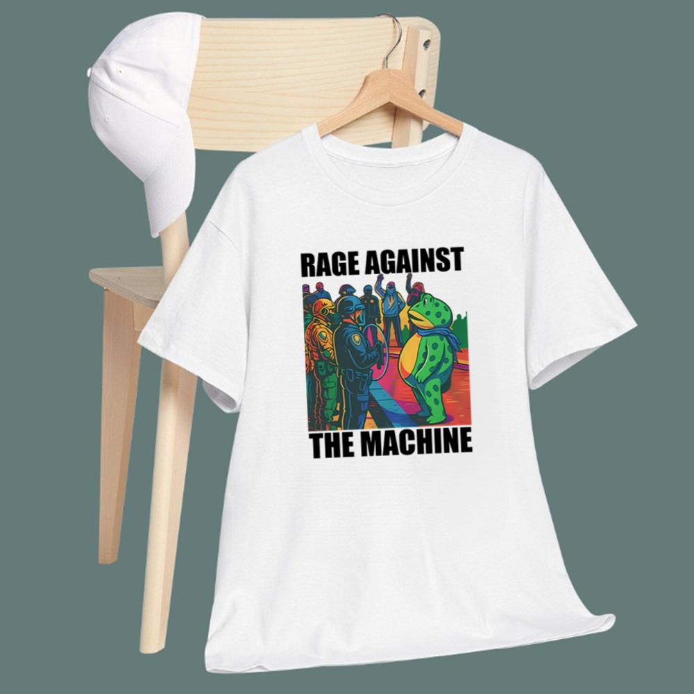 Portland Frog Colors Rage Against The Machine T-Shirt