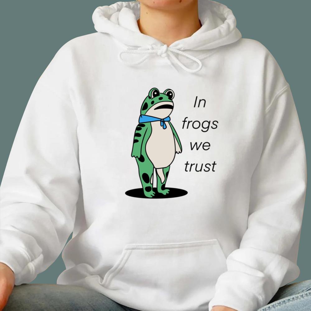 Portland Frog In Frogs We Trust T-Shirt - TeeDragons