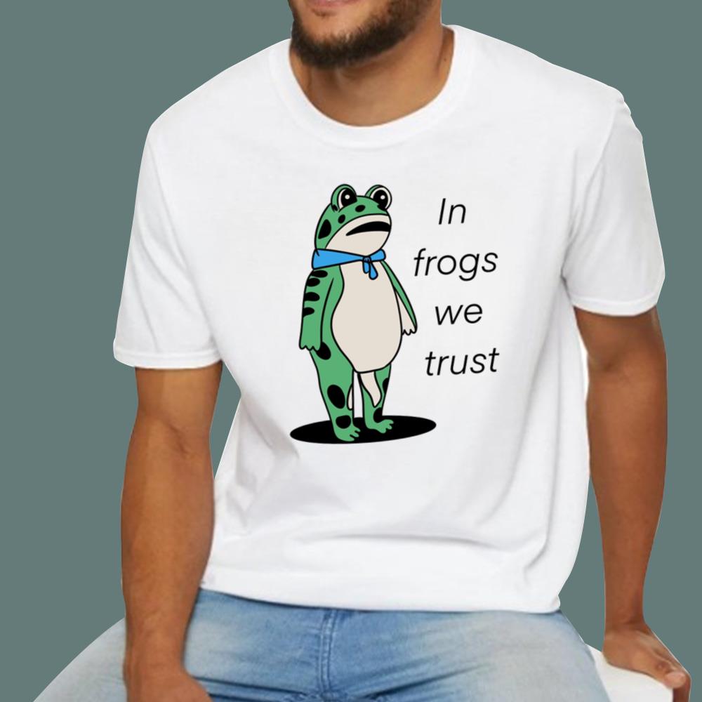 Portland Frog In Frogs We Trust T-Shirt - TeeDragons