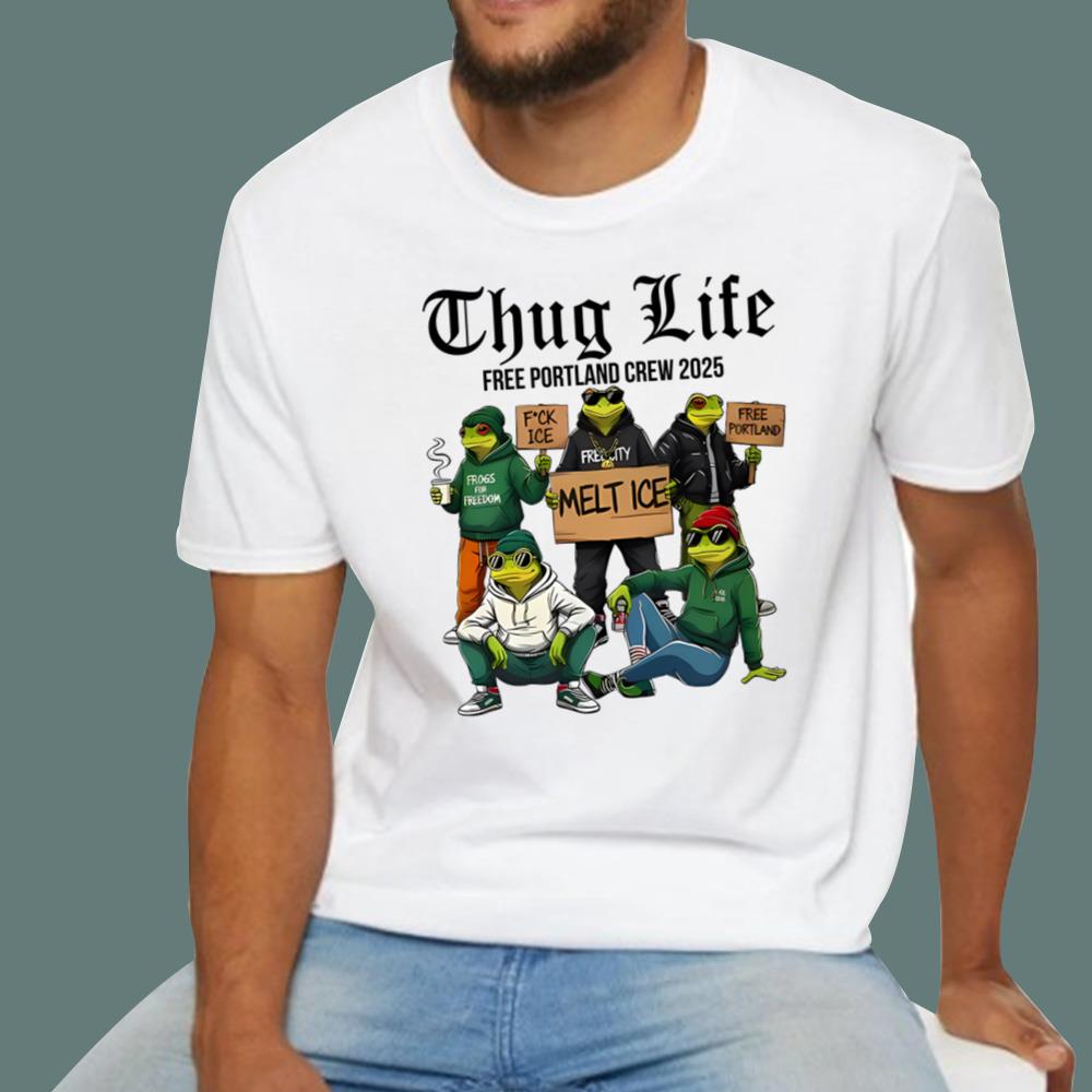 Portland Frog Thug Life T-Shirt