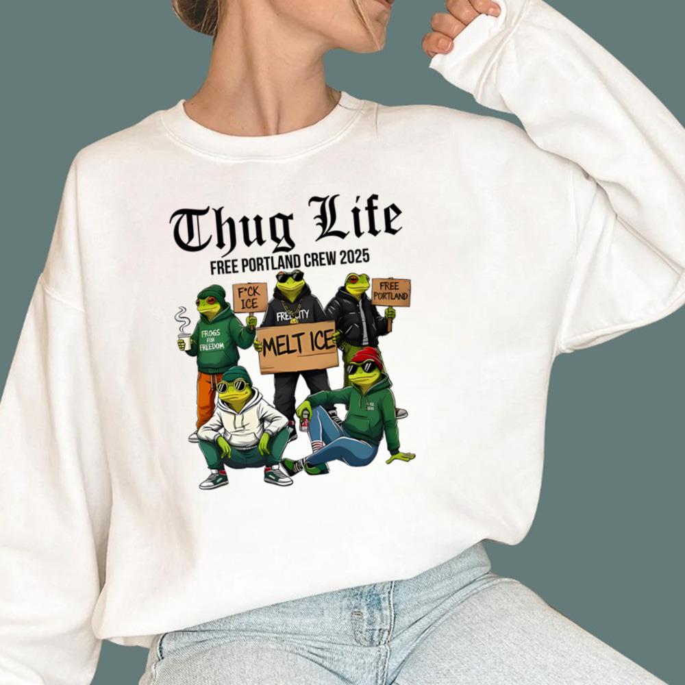 Portland Frog Thug Life T-Shirt
