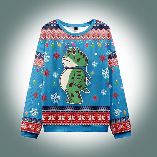 Portland Frog Ugly Christmas Sweater