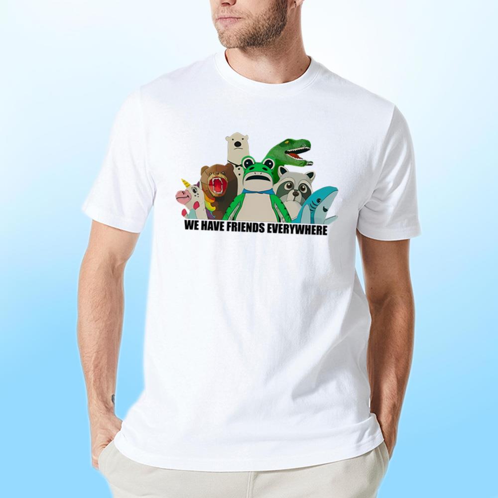 Portland Frog We Have Friends Everywhere T-Shirt
