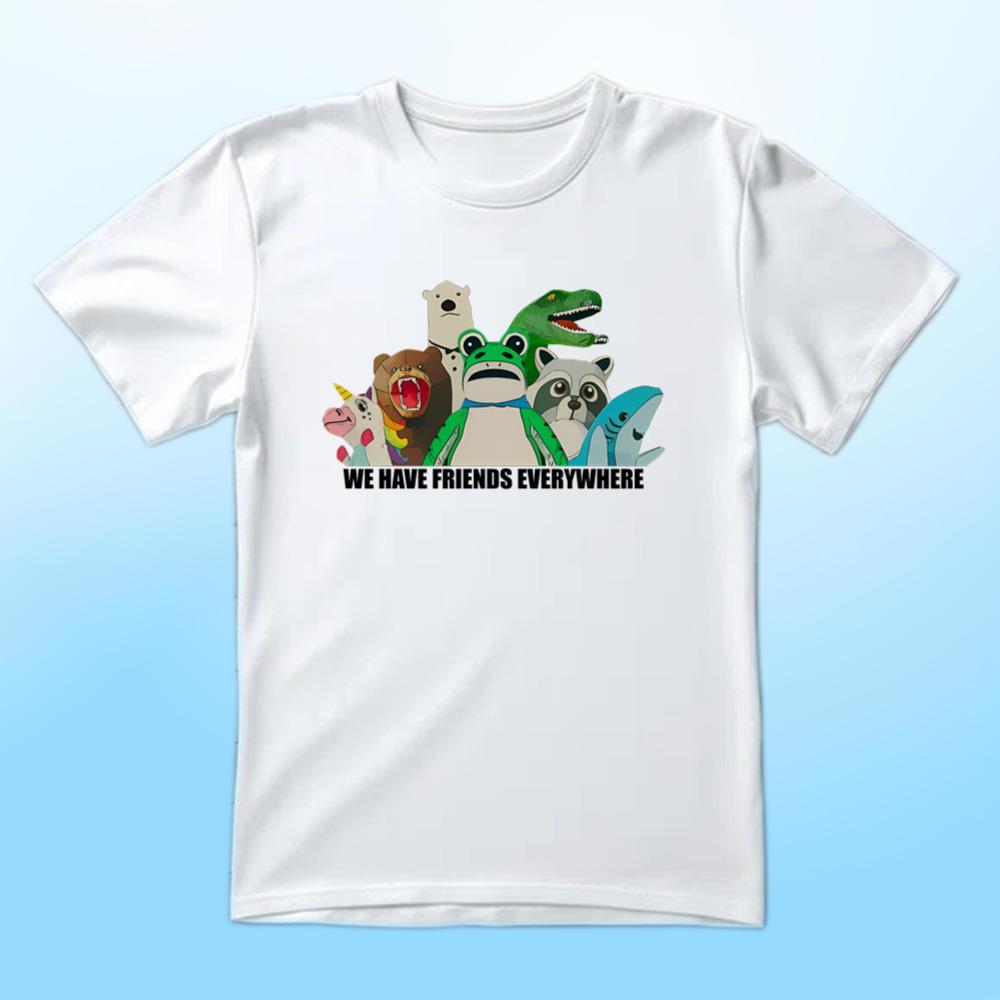 Portland Frog We Have Friends Everywhere T-Shirt