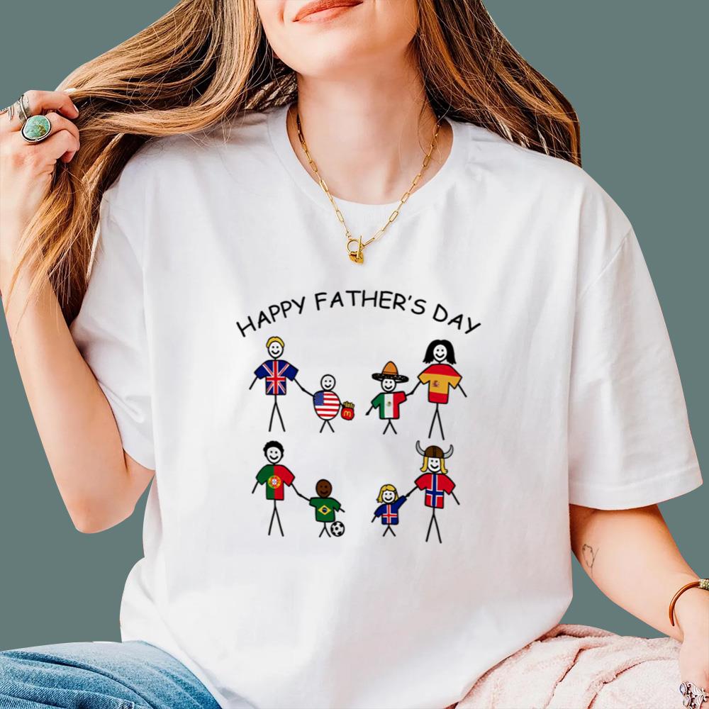Portugal Spain Happy Father's Day T-Shirt