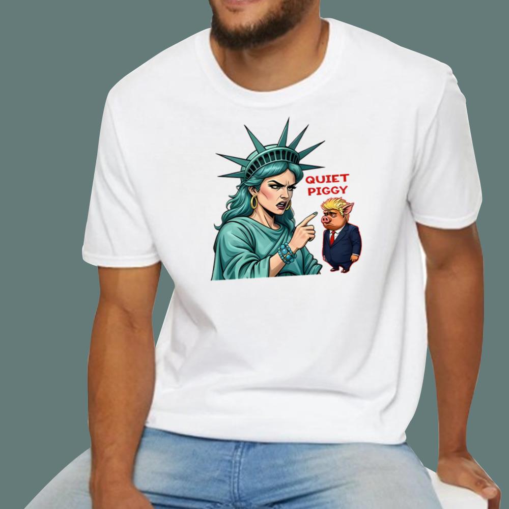 Quiet Piggy Liberty T-Shirt