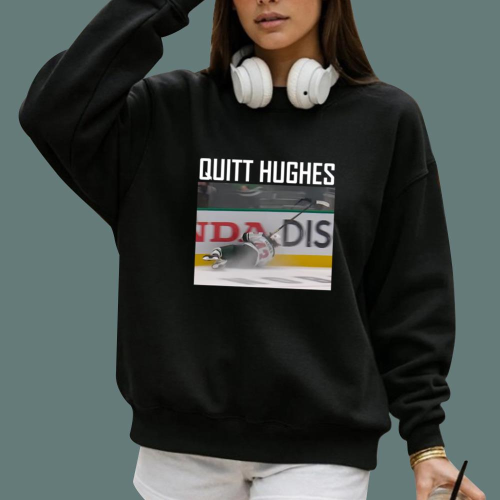 Quit Hughes Hockey T-Shirt