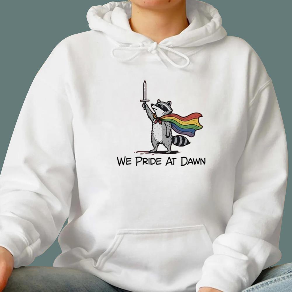 Raccoon We Pride At Dawn T-Shirt