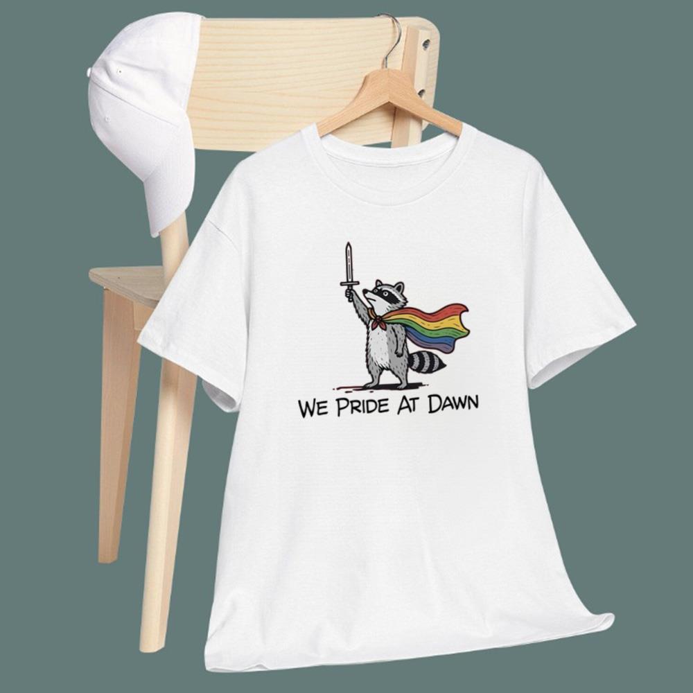 Raccoon We Pride At Dawn T-Shirt