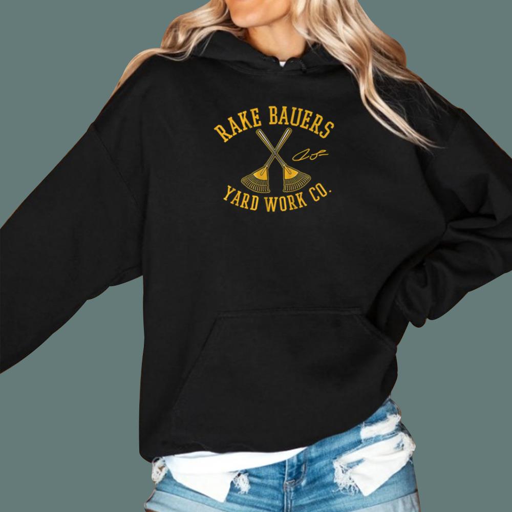 Rake Bauers Yard Work Co T-Shirt