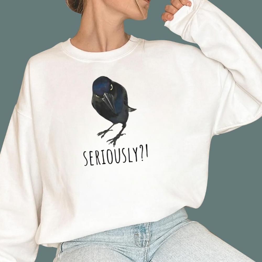 Raven’s Question Seriously T-Shirt - TeeDragons
