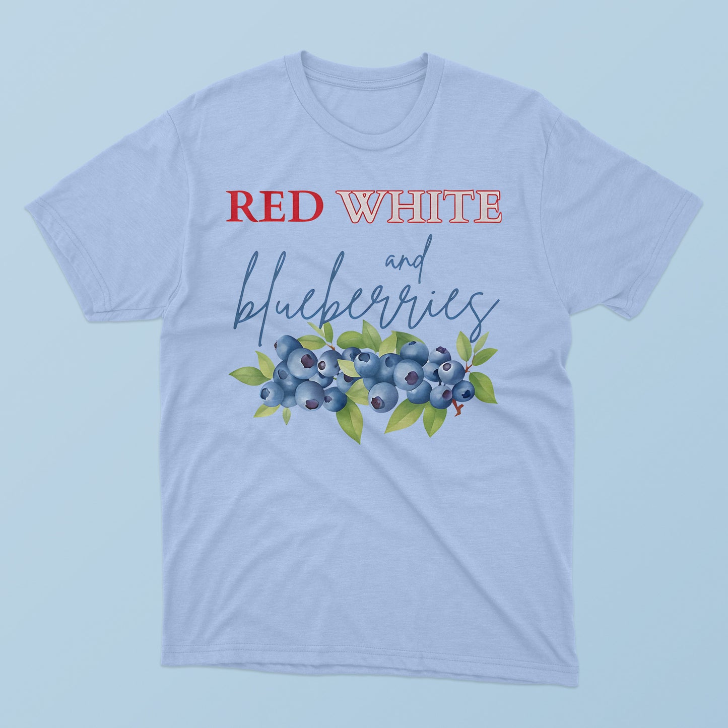 Red White And Blueberries Charlie Kirk T-Shirt