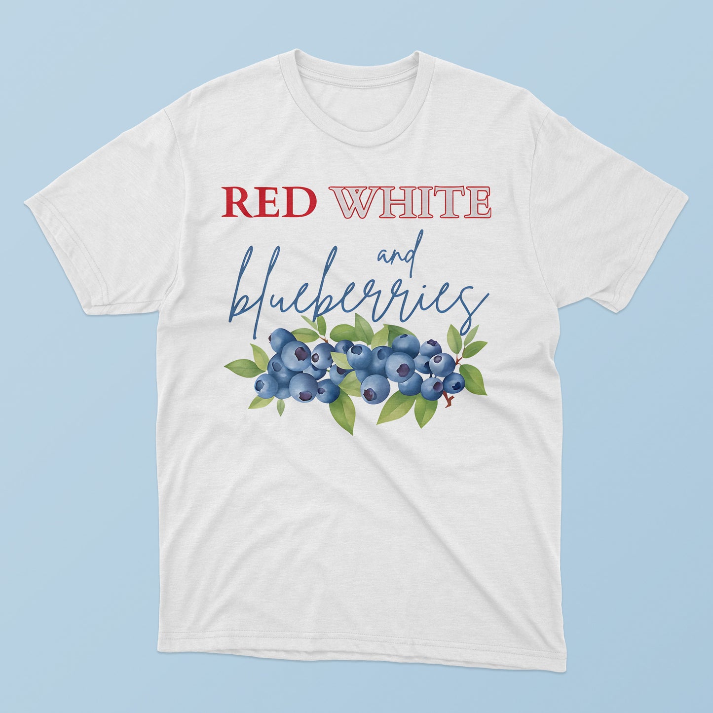 Red White And Blueberries Charlie Kirk T-Shirt