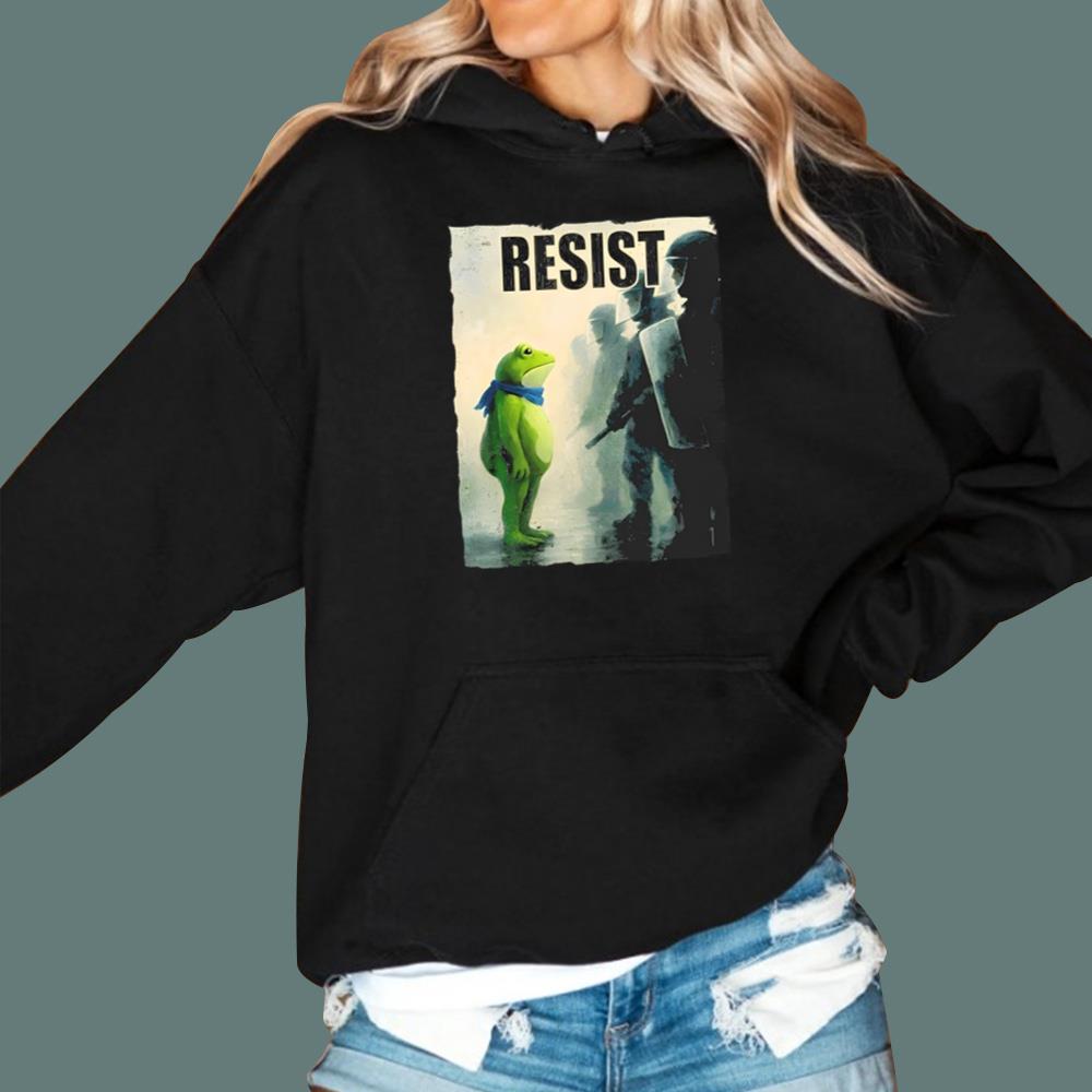 Resist Portland Frog Protest Funny Frog T-Shirt