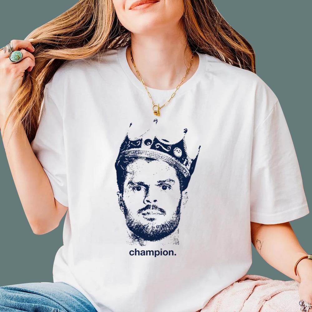 Sam Darnold Champion Crown T-Shirt - TeeDragons