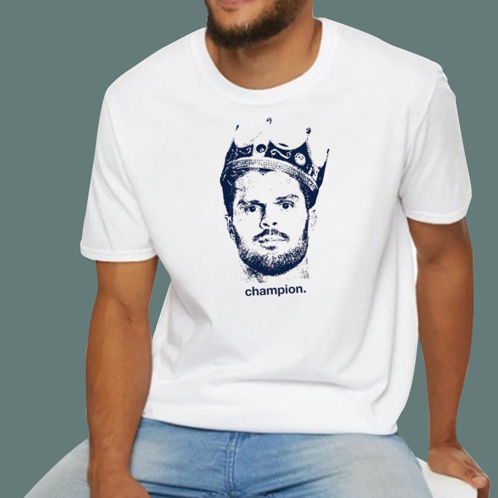 Sam Darnold Champion Crown T-Shirt - TeeDragons