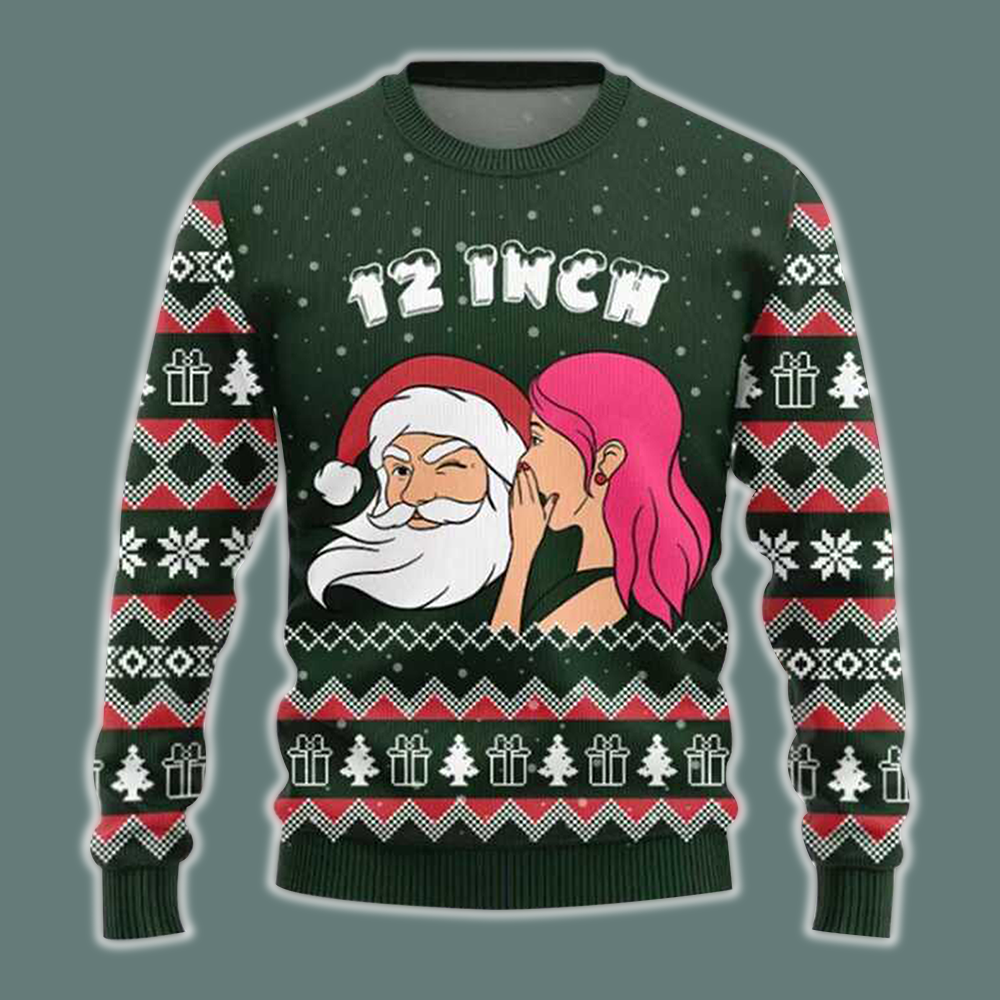 Santa 12 Inch Ugly Christmas Sweater
