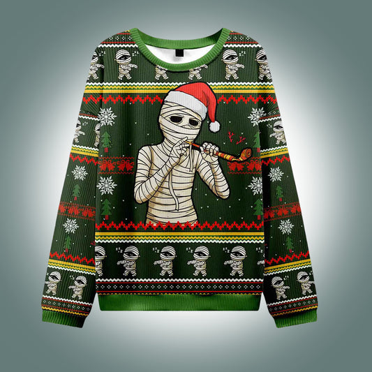 Santa Mummy Ugly Christmas Sweater