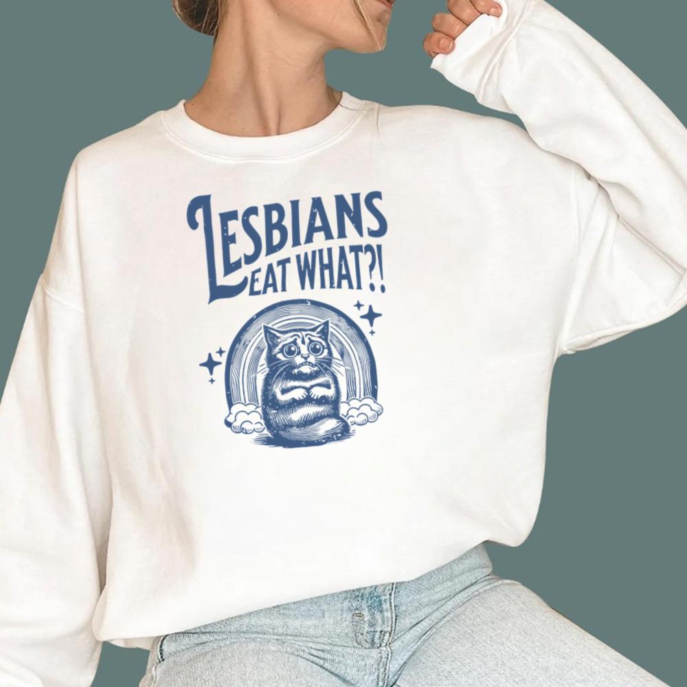 Scary Cat Lesbians Eat What T-Shirt