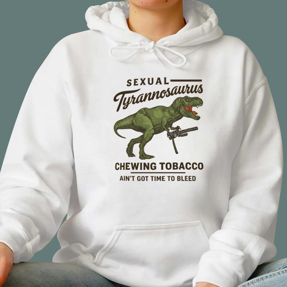 Sexual Tyrannosaurus Chewing Tobacco T-Shirt