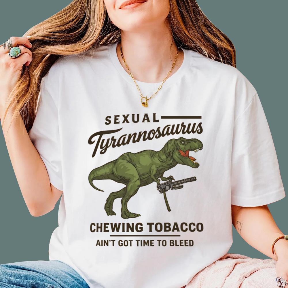 Sexual Tyrannosaurus Chewing Tobacco T-Shirt