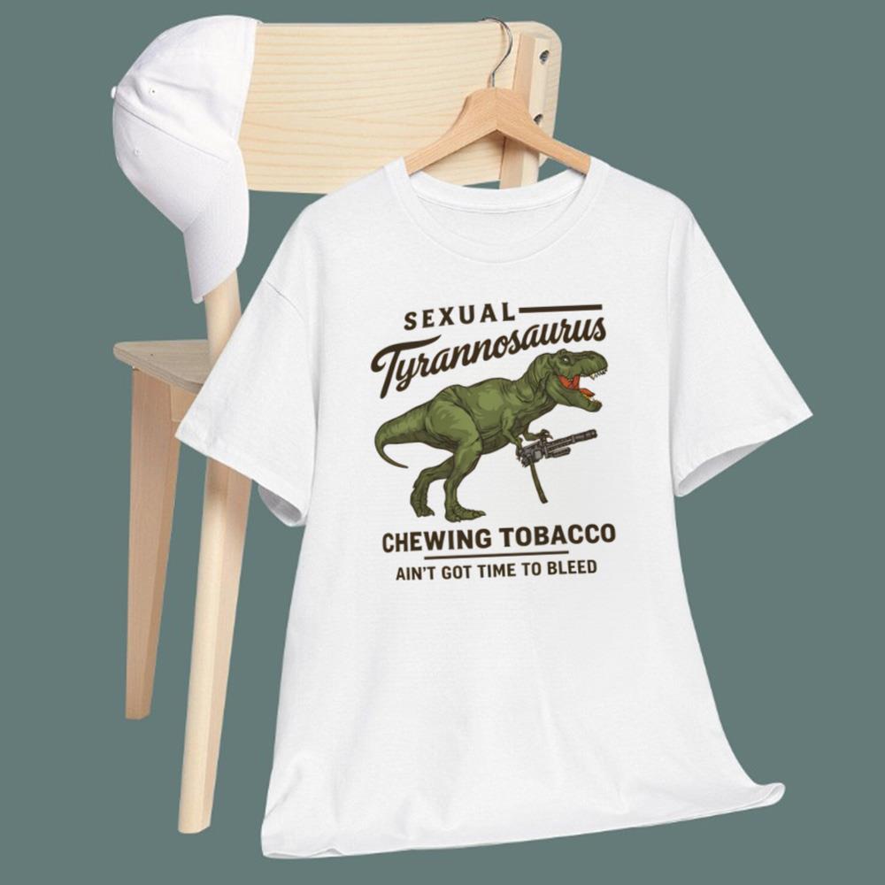 Sexual Tyrannosaurus Chewing Tobacco T-Shirt