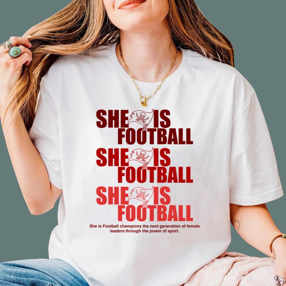 She Is Football Champions The Next Generation T-Shirt