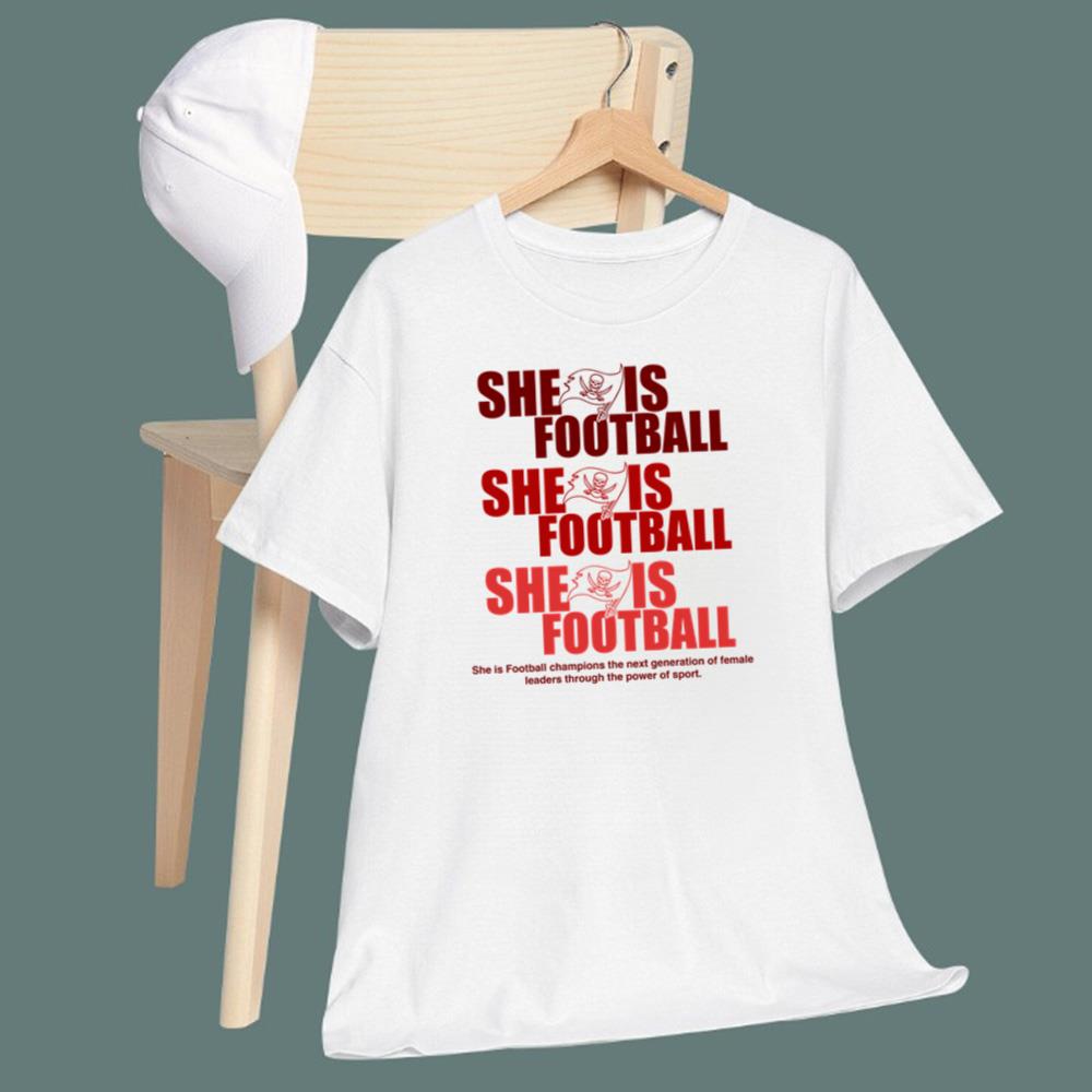 She Is Football Champions The Next Generation T-Shirt