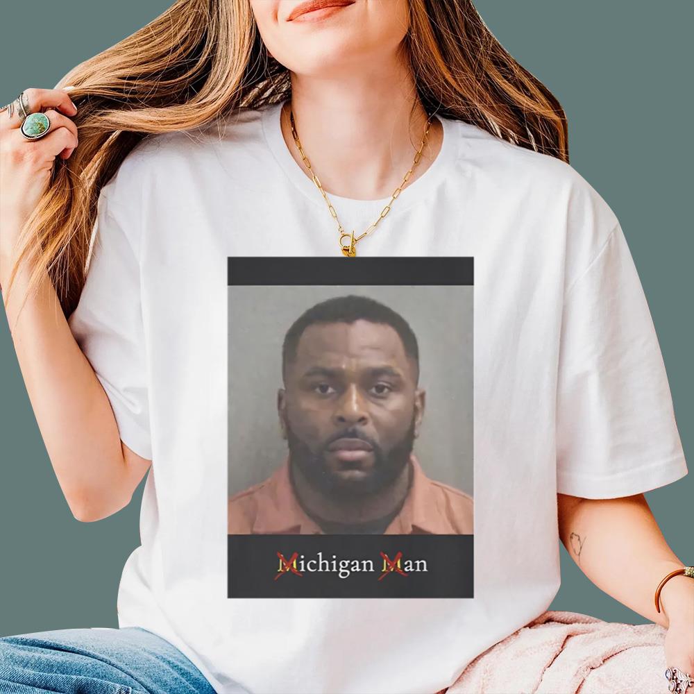 Sherrone Moore Mugshot T-Shirt