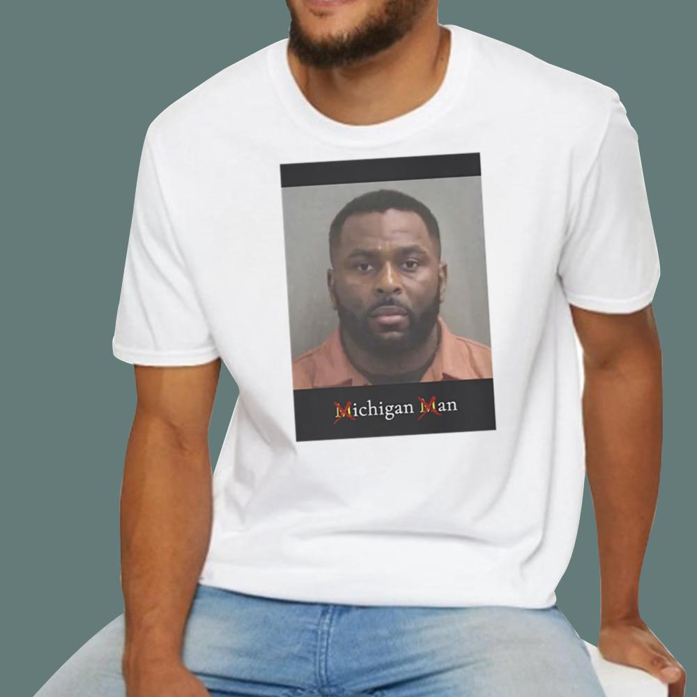 Sherrone Moore Mugshot T-Shirt